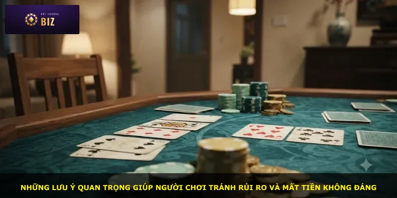 Những lưu ý quan trọng giúp người chơi tránh rủi ro và mất tiền không đáng
